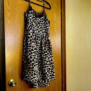 Light weight cheetah print dress